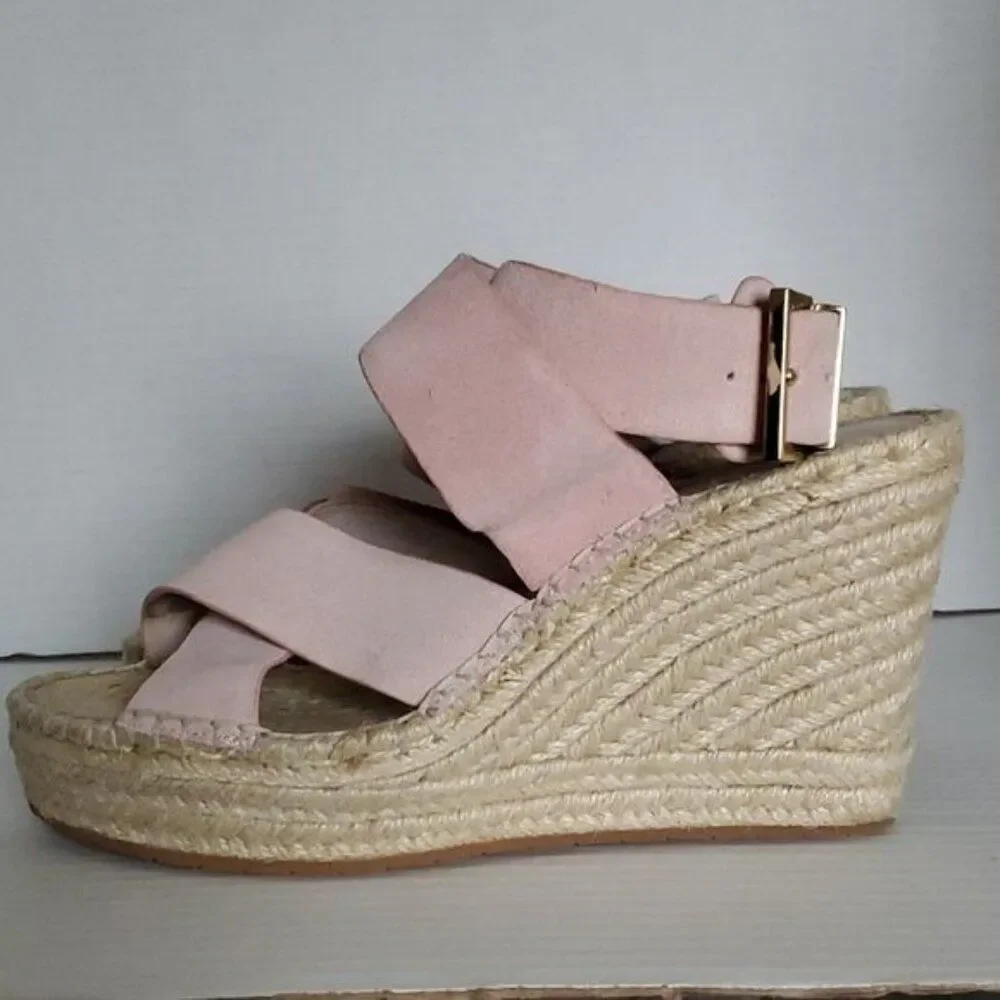 Kenneth Cole Espadrille Platform Wedges Sandals Heels New York Women's WOMAN 7.5